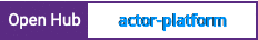 Open Hub project report for actor-platform