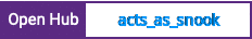 Open Hub project report for acts_as_snook