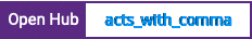 Open Hub project report for acts_with_comma