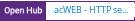 Open Hub project report for acWEB - HTTP server for Win32