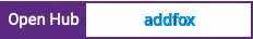 Open Hub project report for addfox