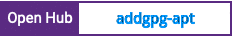 Open Hub project report for addgpg-apt