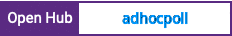 Open Hub project report for adhocpoll
