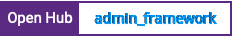 Open Hub project report for admin_framework