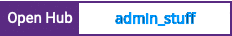Open Hub project report for admin_stuff
