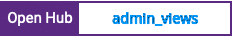 Open Hub project report for admin_views