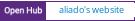 Open Hub project report for aliado's website