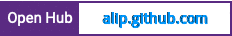 Open Hub project report for alip.github.com