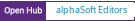 Open Hub project report for alphaSoft Editors