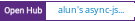 Open Hub project report for alun's async-json-library