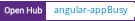 Open Hub project report for angular-appBusy