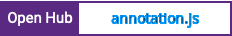 Open Hub project report for annotation.js