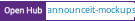 Open Hub project report for announceit-mockups