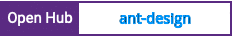 Open Hub project report for ant-design
