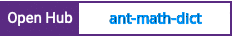 Open Hub project report for ant-math-dict