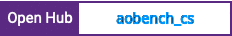 Open Hub project report for aobench_cs