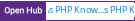 Open Hub project report for Andy's PHP Knowledgebase