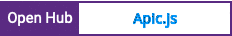 Open Hub project report for Apic.js