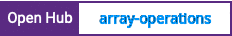 Open Hub project report for array-operations