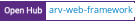 Open Hub project report for arv-web-framework