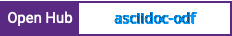 Open Hub project report for asciidoc-odf
