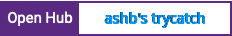 Open Hub project report for ashb's trycatch