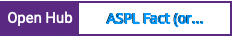 Open Hub project report for ASPL Fact (original intent)