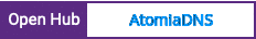 Open Hub project report for AtomiaDNS