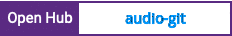 Open Hub project report for audio-git