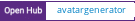 Open Hub project report for avatargenerator
