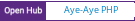 Open Hub project report for Aye-Aye PHP