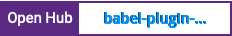 Open Hub project report for babel-plugin-transform-class