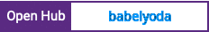 Open Hub project report for babelyoda