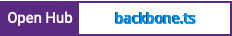 Open Hub project report for backbone.ts