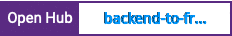 Open Hub project report for backend-to-frontend
