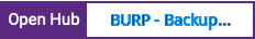 Open Hub project report for BURP - Backup and Restore Program