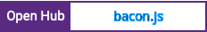 Open Hub project report for bacon.js