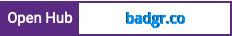 Open Hub project report for badgr.co