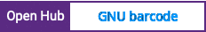 Open Hub project report for GNU barcode