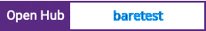Open Hub project report for baretest