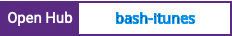 Open Hub project report for bash-itunes