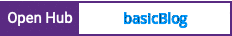 Open Hub project report for basicBlog