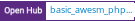 Open Hub project report for basic_awesm_php_functions