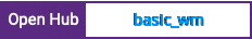 Open Hub project report for basic_wm