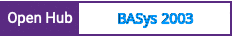 Open Hub project report for BASys 2003