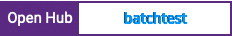 Open Hub project report for batchtest