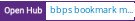 Open Hub project report for bbps bookmark manager