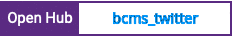 Open Hub project report for bcms_twitter