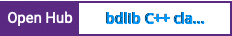 Open Hub project report for bdlib C++ class library