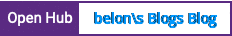 Open Hub project report for belon's Blog
